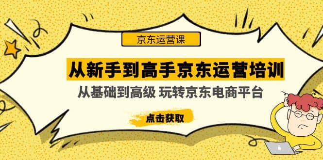 从新手到高手京东运营培训：从基础到高级 玩转京东电商平台(无水印)倾城领域-倾城领域