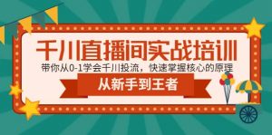 千川直播间实战培训：带你从0-1学会千川投流，快速掌握核心的原理倾城领域-倾城领域