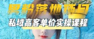【男粉落地项目】0基础玩转男粉短视频转私域日产500+2023男粉高客单价实操倾城领域-倾城领域