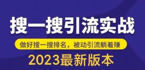 外面收费980的最新公众号搜一搜引流实训课，日引200+倾城领域-倾城领域
