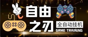 最新自由之刃游戏全自动打金项目，单号每月低保上千+【自动脚本+包回收】倾城领域-倾城领域