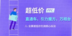 2023超低价·ppc—“直通车、引力魔方、万相台”全渠道·低价扫流核心玩法倾城领域-倾城领域