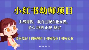 单天200-700的小红书幼师项目（虚拟），长久稳定正规好操作倾城领域-倾城领域