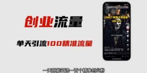 自媒体音频加图文制作视频 一天引流一百个精准创业粉【音频软件+图片素材】倾城领域-倾城领域