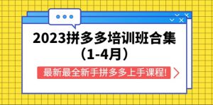 2023拼多多培训班合集（1-4月），最新最全新手拼多多上手课程!倾城领域-倾城领域