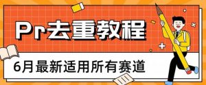 2023年6月最新Pr深度去重适用所有赛道，一套适合所有赛道的Pr去重方法倾城领域-倾城领域