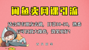 外面这份课卖 698，闲鱼卖网课引流创业粉，新手也可日引50+流量倾城领域-倾城领域