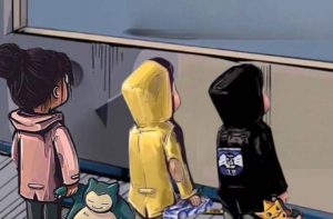 橱窗看车男孩汽车头像制作项目倾城领域-倾城领域