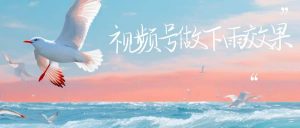 视频号做下雨视频一个账号一周涨粉10W+年入100w倾城领域-倾城领域