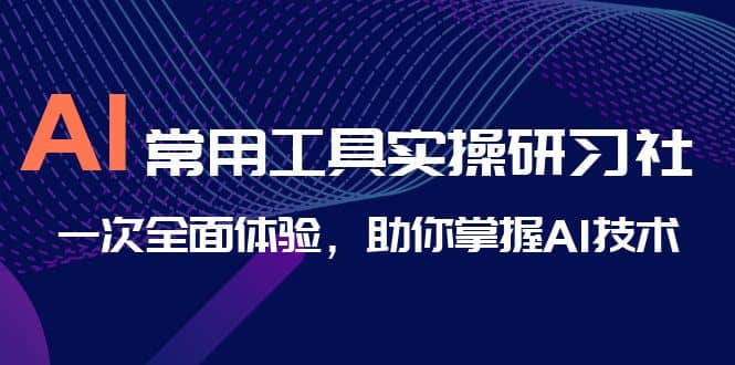 AI-常用工具实操研习社，一次全面体验，助你掌握AI技术倾城领域-倾城领域
