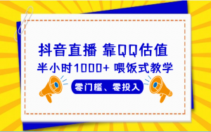 QQ号估值直播 半小时1000+，零门槛、零投入，喂饭式教学、小白首选倾城领域-倾城领域