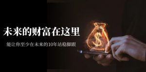 某收费文章《未来的财富在这里》能让你至少在未来的10年站稳脚跟倾城领域-倾城领域
