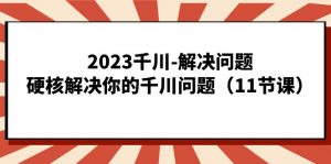 2023千川-解决问题，硬核解决你的千川问题（11节课）倾城领域-倾城领域