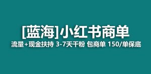 【蓝海项目】小红书商单项目，7天就能接广告变现，稳定一天500+保姆级玩法倾城领域-倾城领域