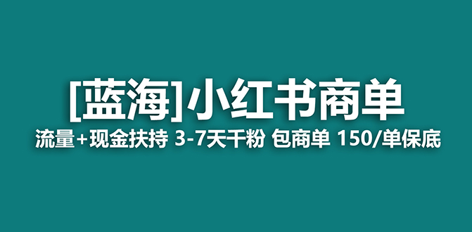【蓝海项目】小红书商单项目，7天就能接广告变现，稳定一天500+保姆级玩法倾城领域-倾城领域