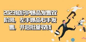 2023知识IP-爆品发售双 阶班，左手爆品右手发售，开启批量收钱倾城领域-倾城领域