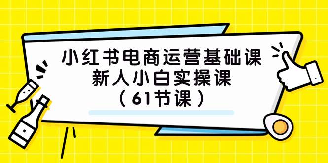 小红书电商运营基础课，新人小白实操课（61节课）倾城领域-倾城领域