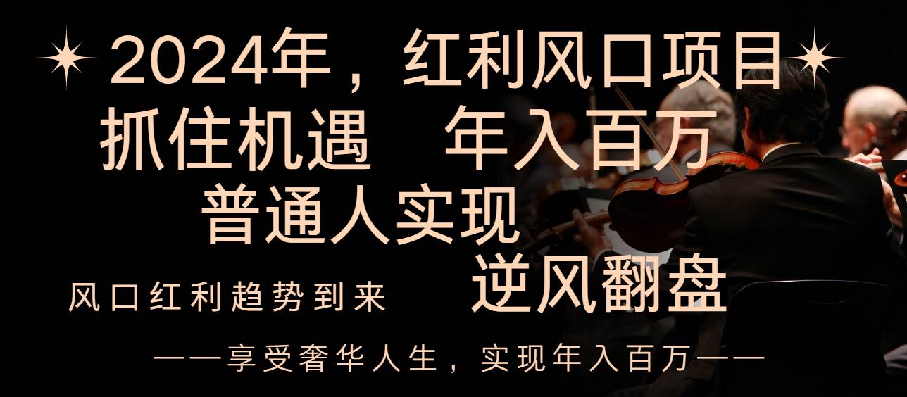 2024红利风口项目来袭，享受第一波红利，逆风翻盘普通人也能实现，年入百万倾城领域-倾城领域