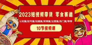 2023短视频带货 零食赛道 认知篇/起号篇/拍摄篇/剪辑篇/运营篇/热门篇/等等倾城领域-倾城领域
