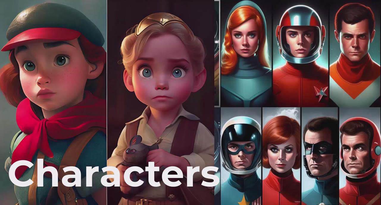 掌握 MidJourney V5 AI + ChatGPT创建一致的角色设计图像-22节课-中英字幕倾城领域-倾城领域