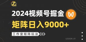【蓝海项目】2024视频号自然流带货，工作室落地玩法，单个直播间日入9000+倾城领域-倾城领域