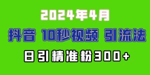 2024最新抖音豪车EOM视频方法，日引300+兼职创业粉倾城领域-倾城领域