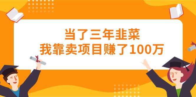 当了三年韭菜我靠卖项目赚了100万倾城领域-倾城领域