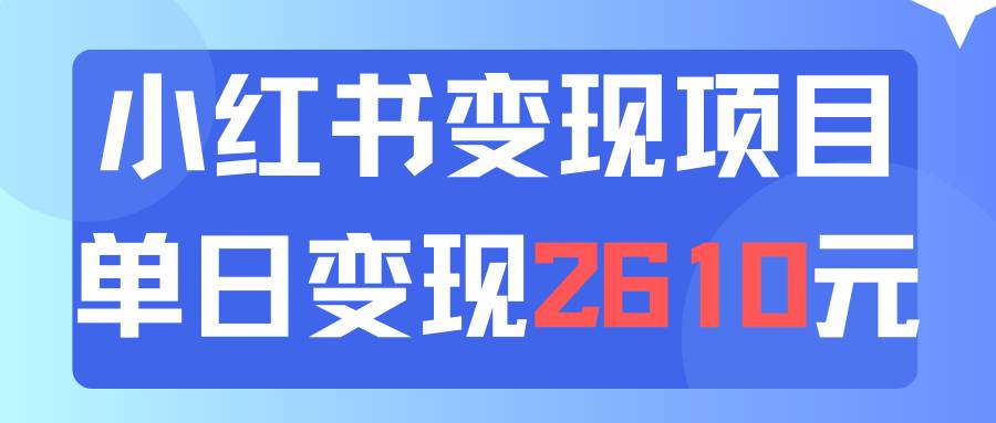 利用小红书卖资料单日引流150人当日变现2610元小白可实操（教程+资料）倾城领域-倾城领域