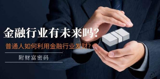 某付费文章：金融行业有未来吗？普通人如何利用金融行业发财?(附财富密码)倾城领域-倾城领域