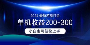 2024最新游戏打金单机收益200-300倾城领域-倾城领域