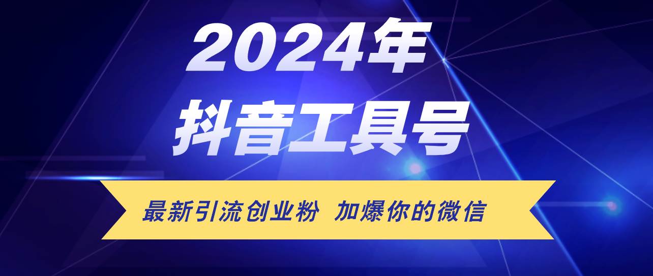 24年抖音最新工具号日引流300+创业粉，日入5000+倾城领域-倾城领域