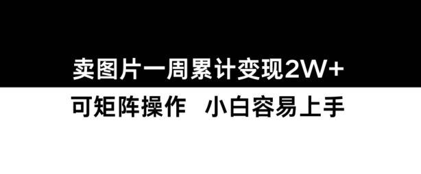 小红书【卖图片】一周累计变现2W+小白易上手倾城领域-倾城领域