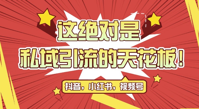 最新首发全平台引流玩法，公域引流私域玩法，轻松获客500+，附引流脚本，克隆截流自热玩法【揭秘】倾城领域-倾城领域