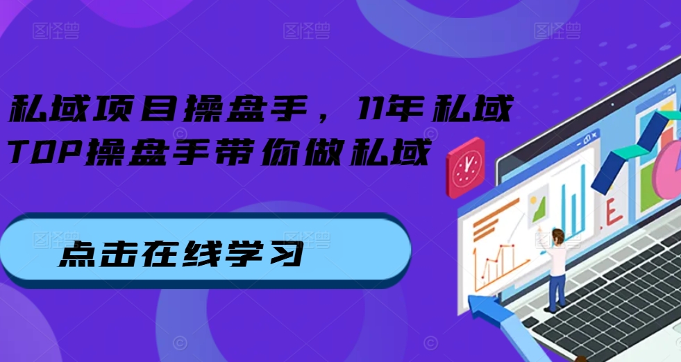 私域项目操盘手，11年私域TOP操盘手带你做私域倾城领域-倾城领域