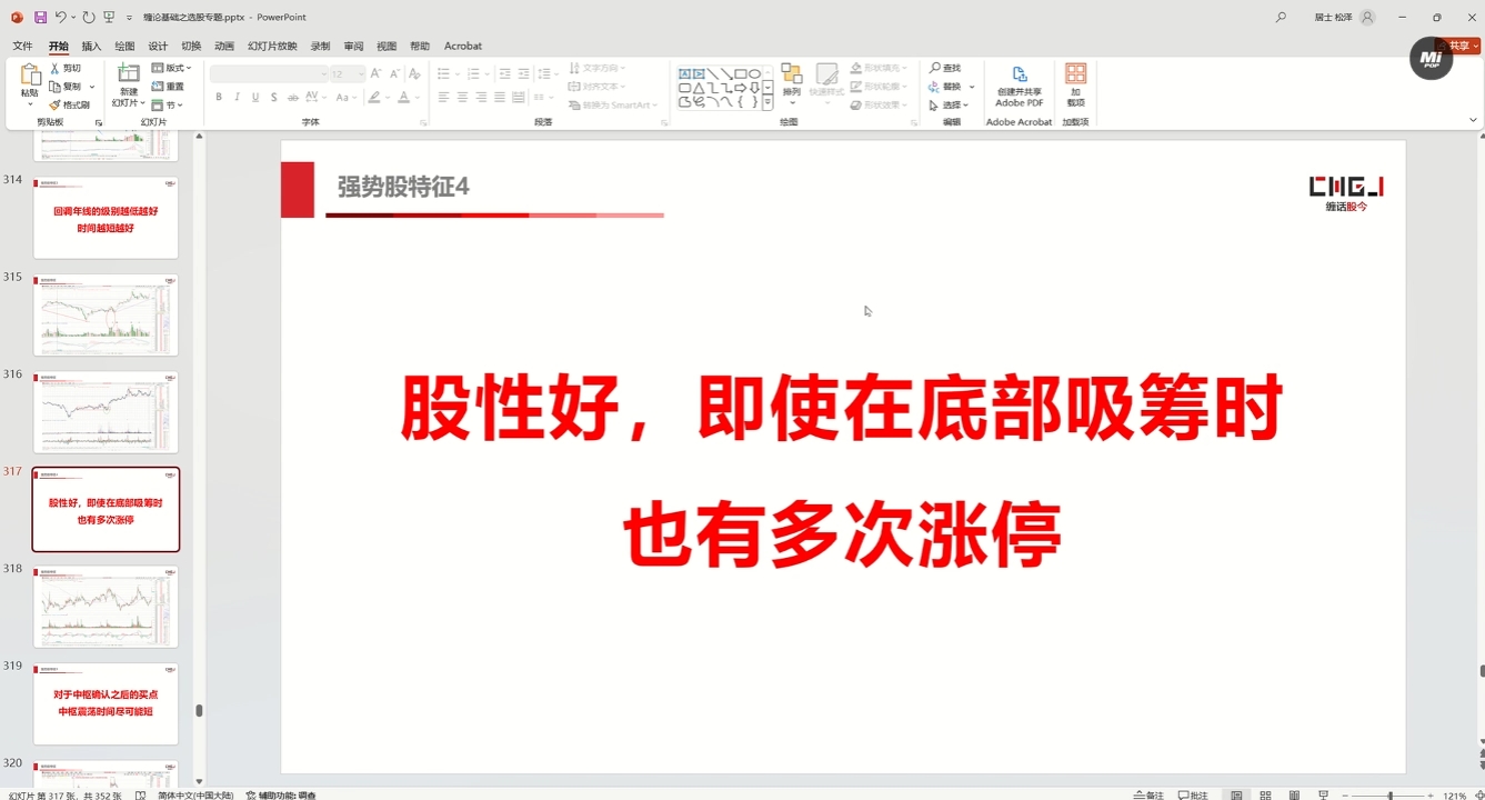 缠话股今·缠论基础之选股专题倾城领域-倾城领域